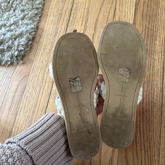 Women’s dolce vita braided sandals ivory - Picture 4 of 4